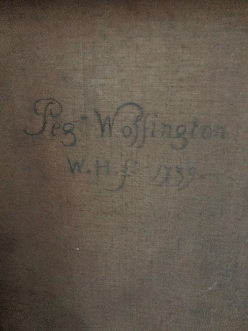 Portrait Of Peg Woffington; After William Hogarth. View VI