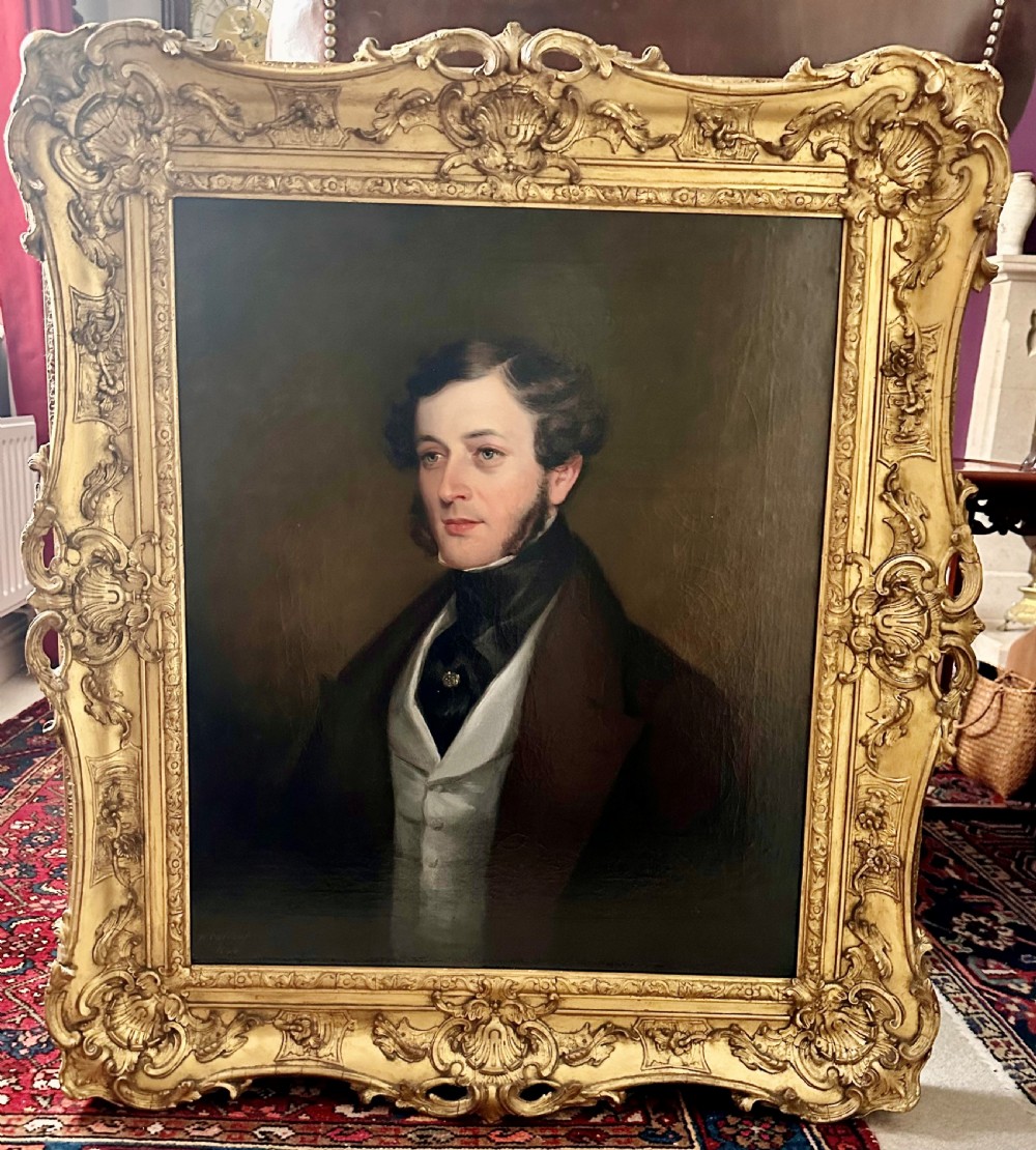 Portrait of William Hicks Hicks-Beach 1844, by Henry Calvert.