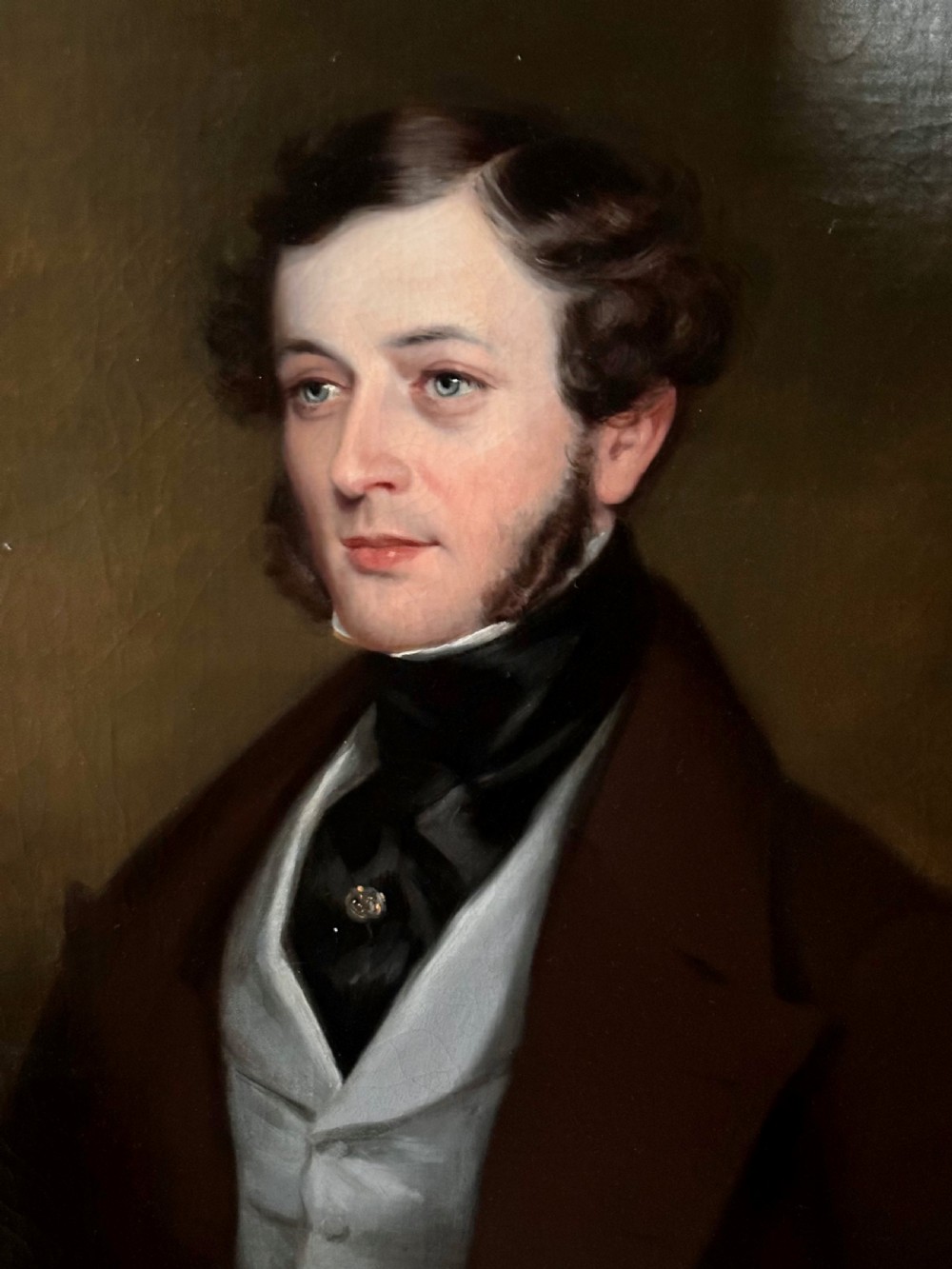 Portrait of William Hicks Hicks-Beach 1844, by Henry Calvert. View II