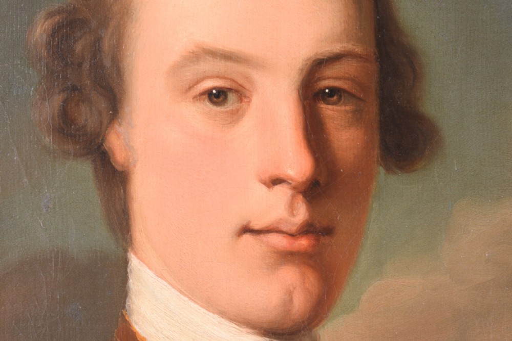 Portrait of Keith Urquhart of Meldrum, Follower of Allan Ramsay. View III