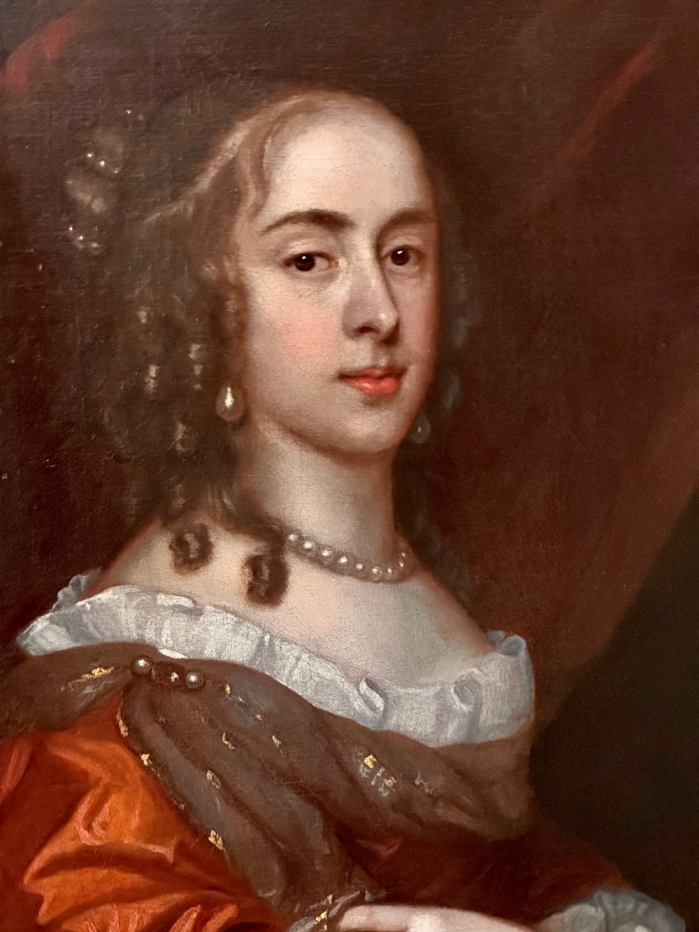 Mary, Countess of Westmeath, Circle or Studio of Sir Peter Lely. Oil on Canvas. View II