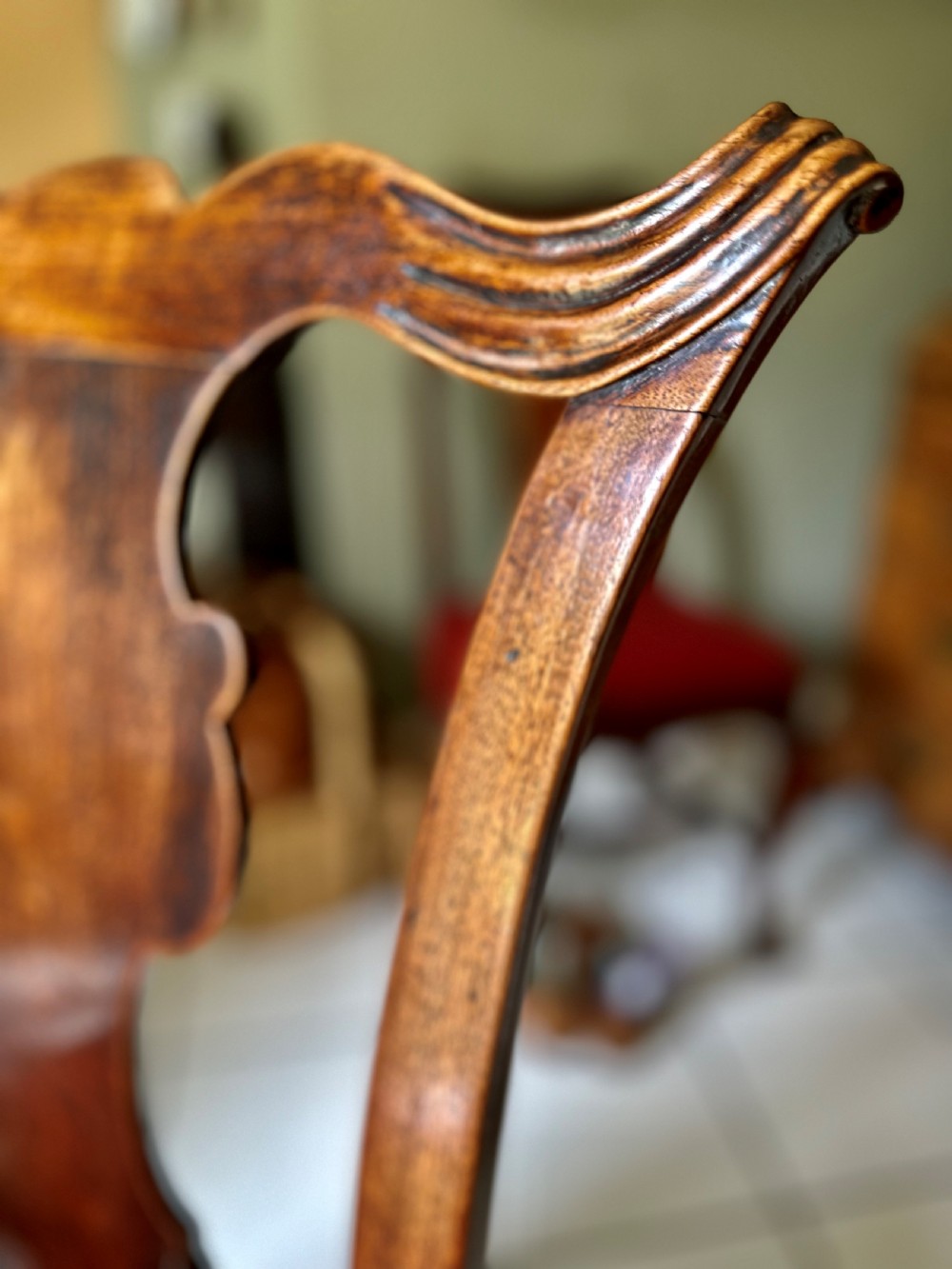 Pair of Mahogany Chairs c.1750. View III