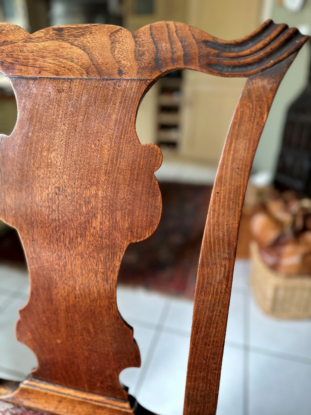 Pair of Mahogany Chairs c.1750. View IV