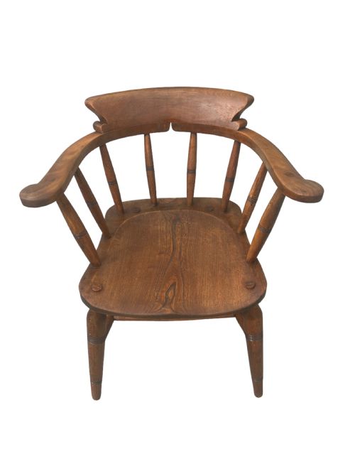 Antique Elm Crown estate Carver chair by O’Haines High Wycombe
