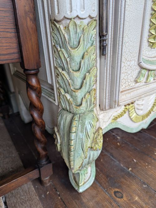 19TH CENTURY FRENCH WEDDING ARMOIRE WARDROBE - ADDITIONAL PHOTO 5
