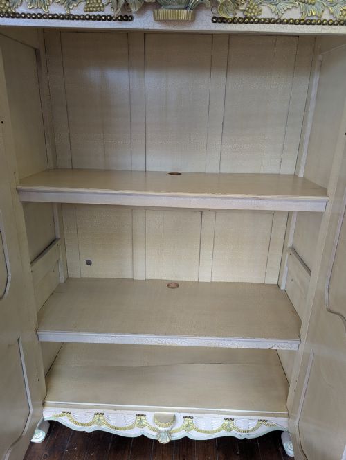 19TH CENTURY FRENCH WEDDING ARMOIRE WARDROBE - ADDITIONAL PHOTO 6