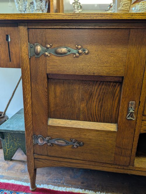 1900 HARRIS LEBUS ARTS CRAFTS SERVING BUFFET - ADDITIONAL PHOTO 10