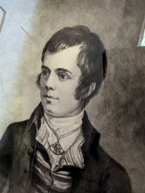 ROBERT BURNS DEPUTY MASTER BY CHARLES EWART HAND SIGNED ETCHING - ADDITIONAL PHOTO 1