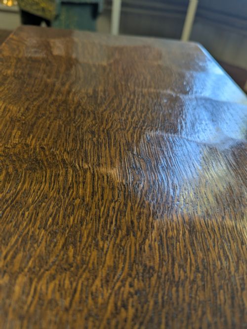 ROBERT MOUSEY THOMPSON SIDE TABLE MOUSEMAN OF KILBURN CIRCA 1920 - ADDITIONAL PHOTO 1