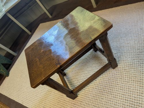 ROBERT MOUSEY THOMPSON SIDE TABLE MOUSEMAN OF KILBURN CIRCA 1920 - ADDITIONAL PHOTO 10