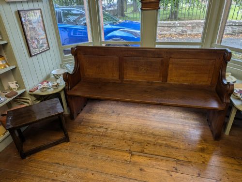 1940S ROBERT MOUSEY THOMPSON CELTIC CHURCH PEW ARTS AND CRAFTS MOUSEMAN OF KILBURN - ADDITIONAL PHOTO 1