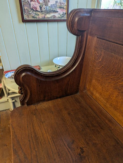 1940S ROBERT MOUSEY THOMPSON CELTIC CHURCH PEW ARTS AND CRAFTS MOUSEMAN OF KILBURN - ADDITIONAL PHOTO 5