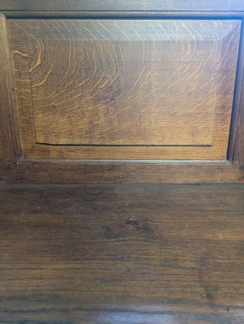 1940S ROBERT MOUSEY THOMPSON CELTIC CHURCH PEW ARTS AND CRAFTS MOUSEMAN OF KILBURN - ADDITIONAL PHOTO 6