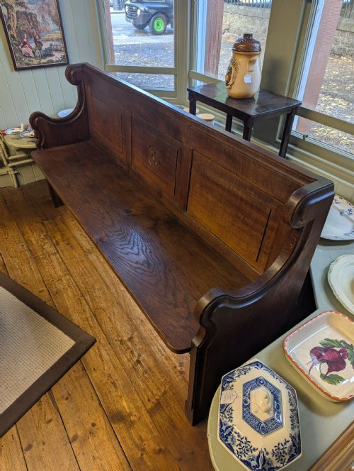 1940S ROBERT MOUSEY THOMPSON CELTIC CHURCH PEW ARTS AND CRAFTS MOUSEMAN OF KILBURN - ADDITIONAL PHOTO 11