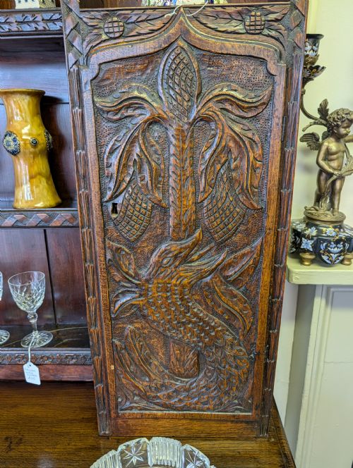18TH CENTURY ORNATELY CARVED JACOBEAN OAK DRESSER - ADDITIONAL PHOTO 6