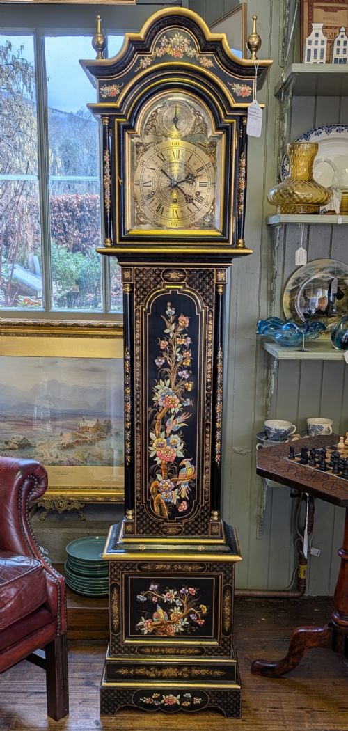 1950S PORTUGUESE REGULADORA LONG CASE CLOCK WESTMINSTER AVA MARIA CHIMES