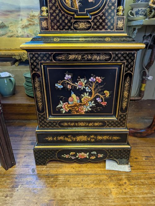 1950S PORTUGUESE REGULADORA LONG CASE CLOCK WESTMINSTER AVA MARIA CHIMES - ADDITIONAL PHOTO 5