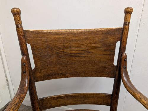 ARTS CRAFTS WILLIAM BIRCH FOR LIBERTY ARMCHAIR - ADDITIONAL PHOTO 2