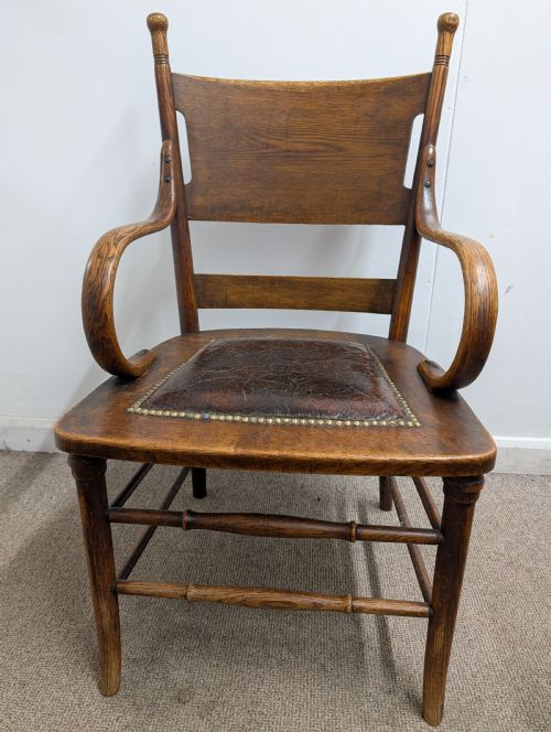 ARTS CRAFTS WILLIAM BIRCH FOR LIBERTY ARMCHAIR - ADDITIONAL PHOTO 12
