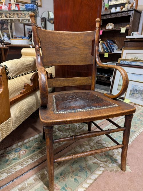 ARTS CRAFTS WILLIAM BIRCH FOR LIBERTY ARMCHAIR - ADDITIONAL PHOTO 13