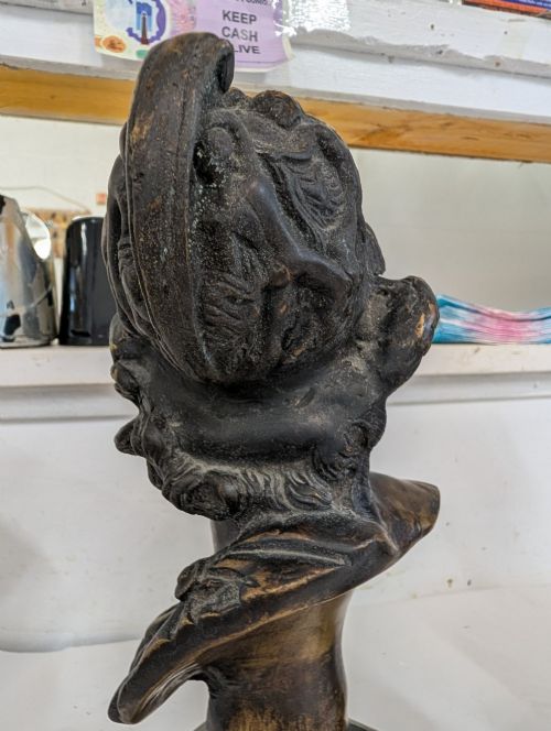 A PAIR OF 19TH CENTURY BRONZE BUSTS AJAX THE GREAT GRAND TOUR - ADDITIONAL PHOTO 5