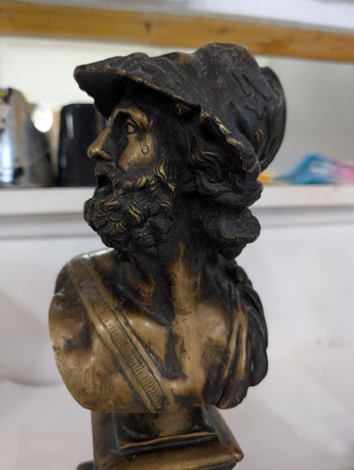 A PAIR OF 19TH CENTURY BRONZE BUSTS AJAX THE GREAT GRAND TOUR - ADDITIONAL PHOTO 6