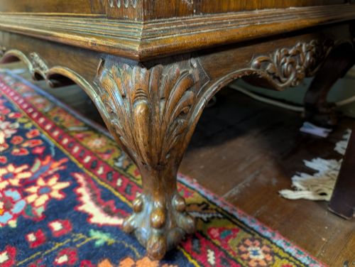 VICTORIAN MAPLE CO OAK BUFFET BEAUTIFUL CARVING AND DETAIL - ADDITIONAL PHOTO 1