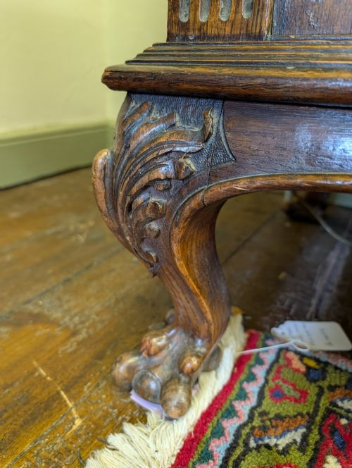 VICTORIAN MAPLE CO OAK BUFFET BEAUTIFUL CARVING AND DETAIL - ADDITIONAL PHOTO 10