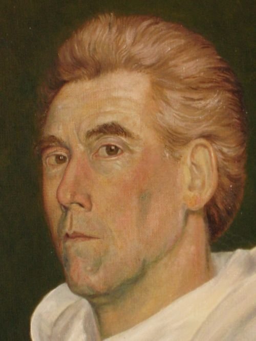 fig 2. Striking Portrait Oil by Norman Leslie Hall