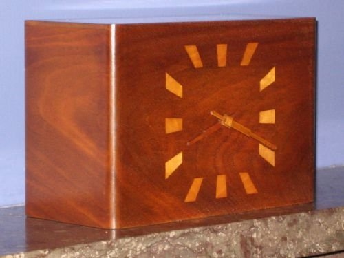 Art Deco Walnut Mantel Clock