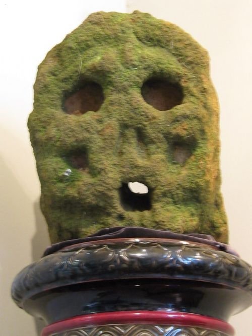 Sandstone Gargoyle in the Form of a Skull