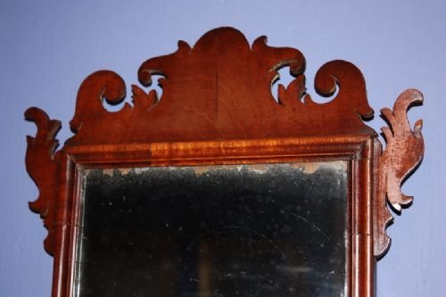 fig 1. Georgian small walnut mirror