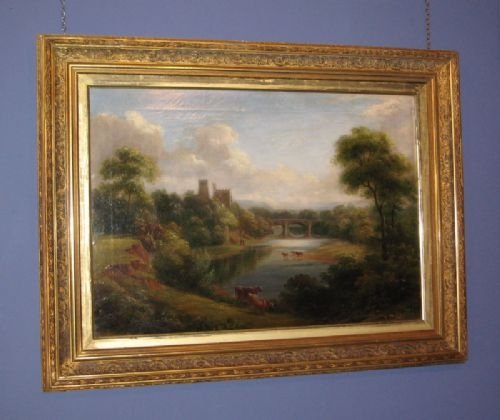 Victorian Oil Landscape
