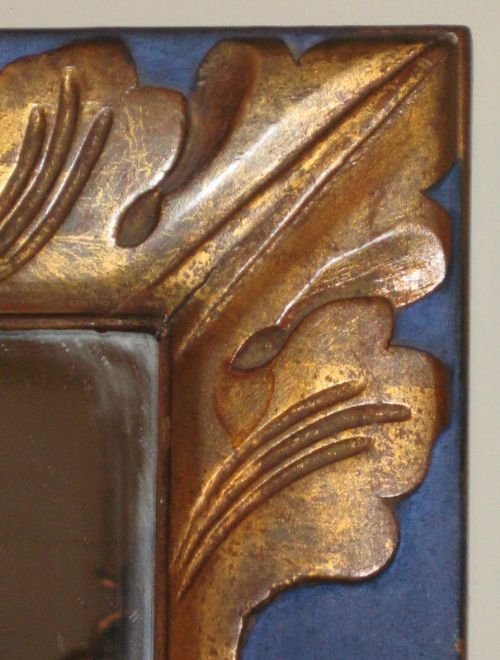 fig 1. Arts and crafts gilt and painted mirror