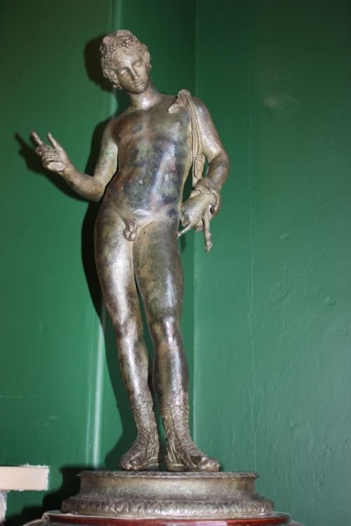 Nineteenth Century Bronze of Narcissus