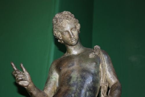 fig 1. Nineteenth century bronze of narcissus