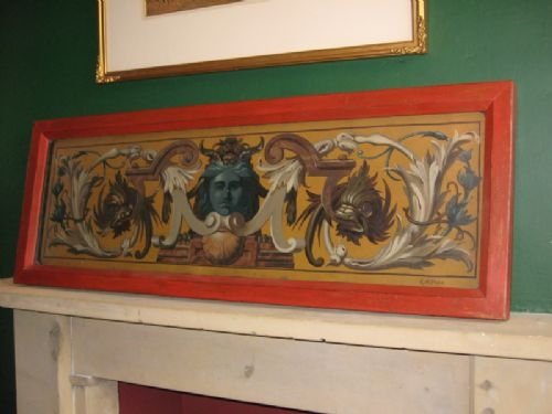 Baroque Style Oil Signed E W Page