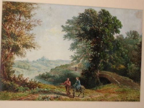 fig 1. Watercolour by e h holder