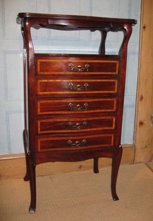 Edwardian Art Nouveau Music Cabinet