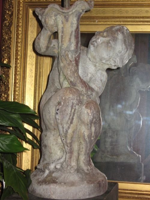 Cherub Fountain Head