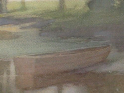 fig 4. Edwardian Watercolour Loch Scene by James Cadenhead RSA RSW