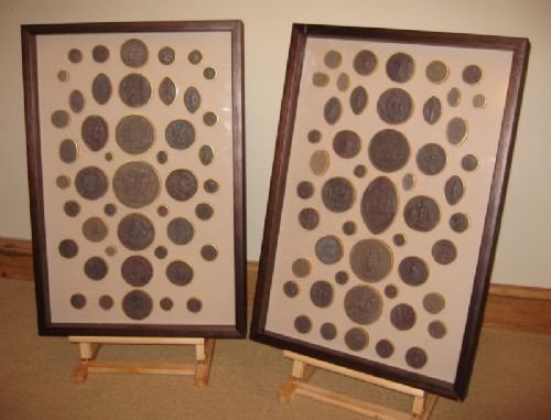 A Set of Plaster Cast Intaglio Impressions of Seals