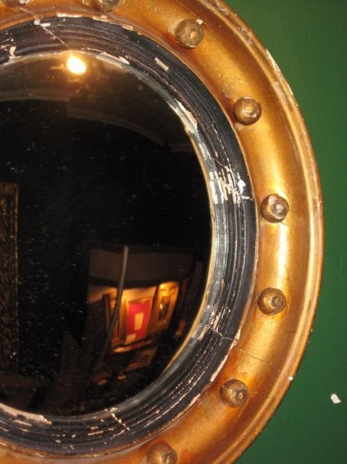 fig 1. small Regency Convex Mirror