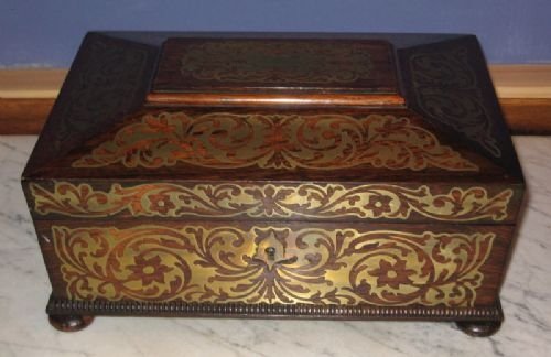 Superb Regency Sewing Box