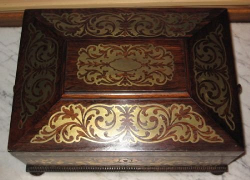 fig 3. Superb Regency Sewing Box