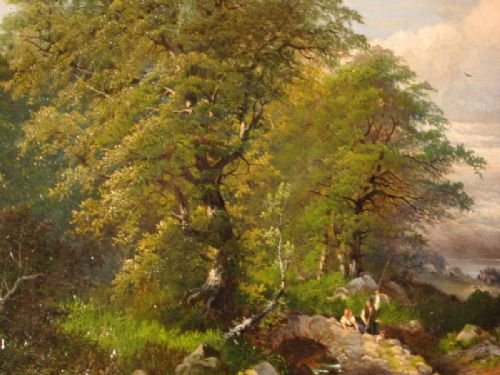 fig 2. Large Victorian Oil by George B Yarnold