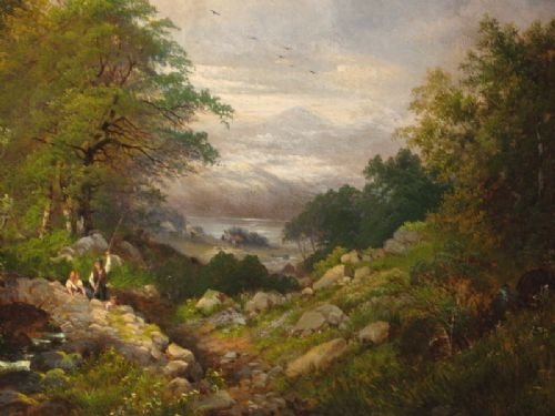 fig 3. Large Victorian Oil by George B Yarnold