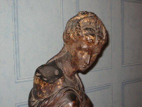 fig 2. Victorian Plaster Figure of a Classical Maiden