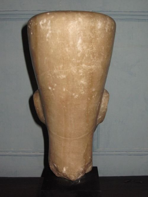 fig 2. Calcite-Alabaster Egyptian Head