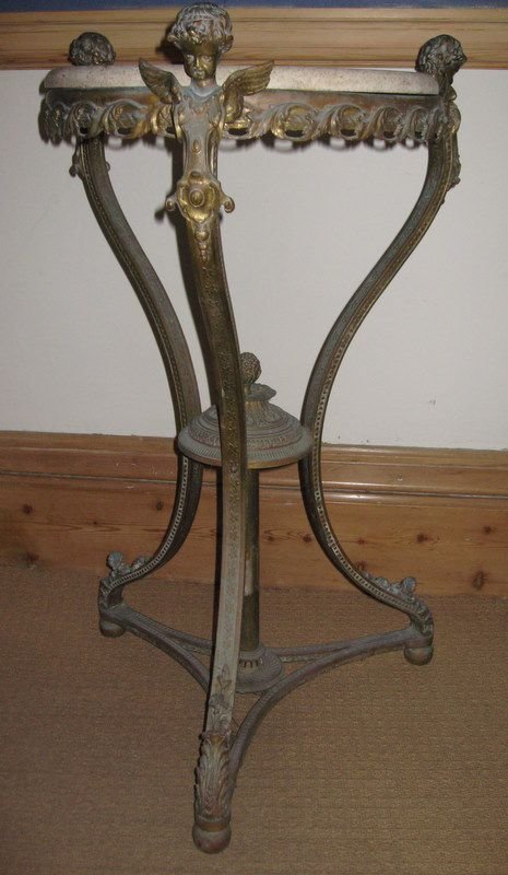 fig 1. Victorian Gilt Brass Table